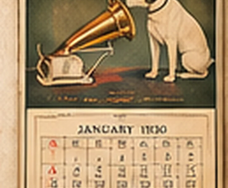 Illustrative collector artwork related to antique hardware store advertising calendars